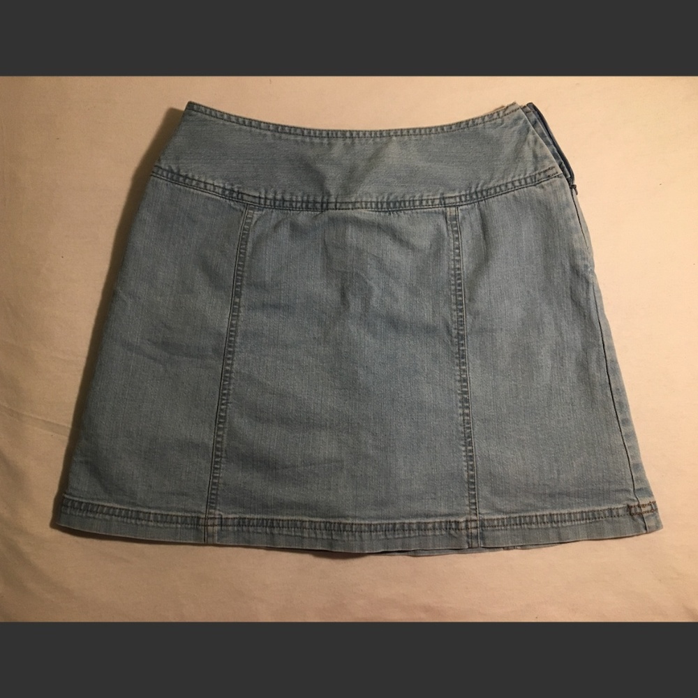 Light Denim Skort